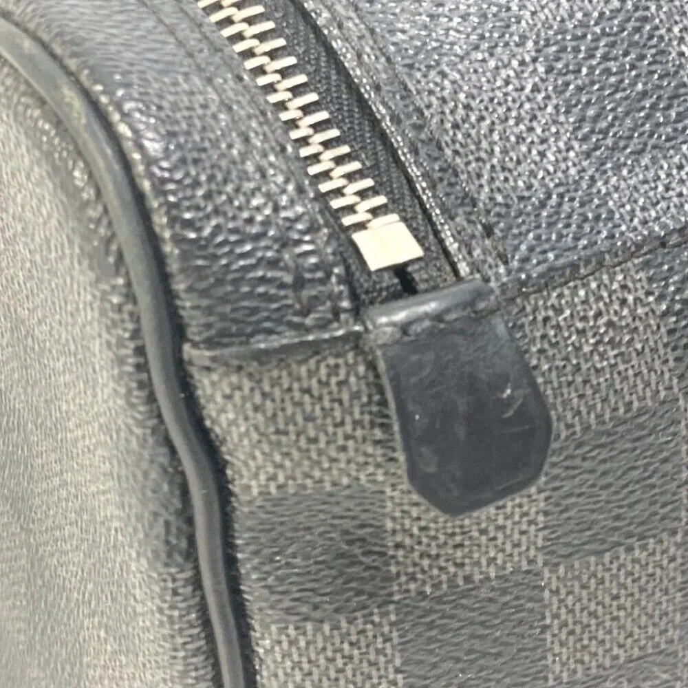 LOUIS VUITTON Damier Graphite C Cracking pouch Makeup pouch Cosmetics Pouch